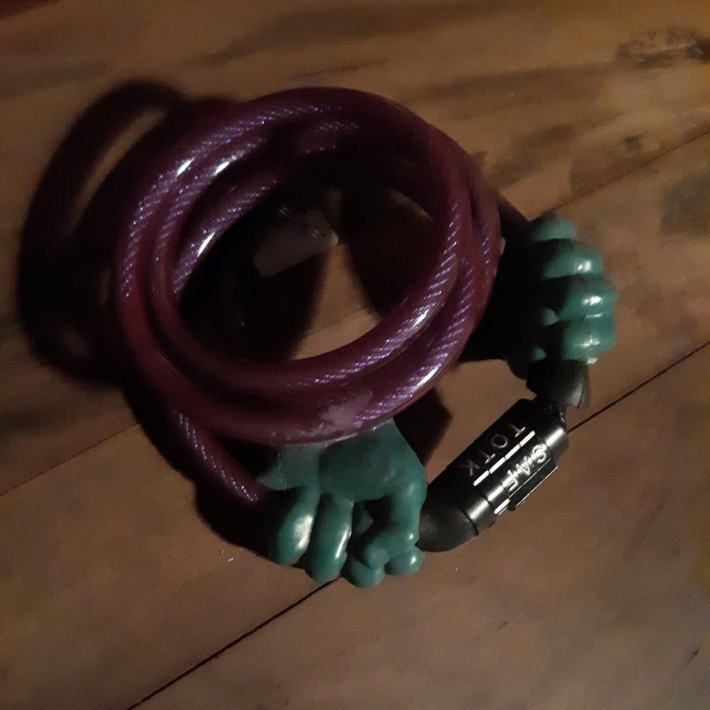 Wordlock Bike Lock the Incredible Hulk
